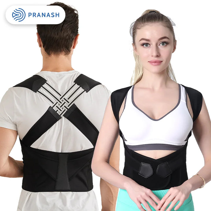 Dropshipping Stock Adjustable Back Posture Corrector Belt Women Men Prevent Slouching Relieve Pain Posture Corrector