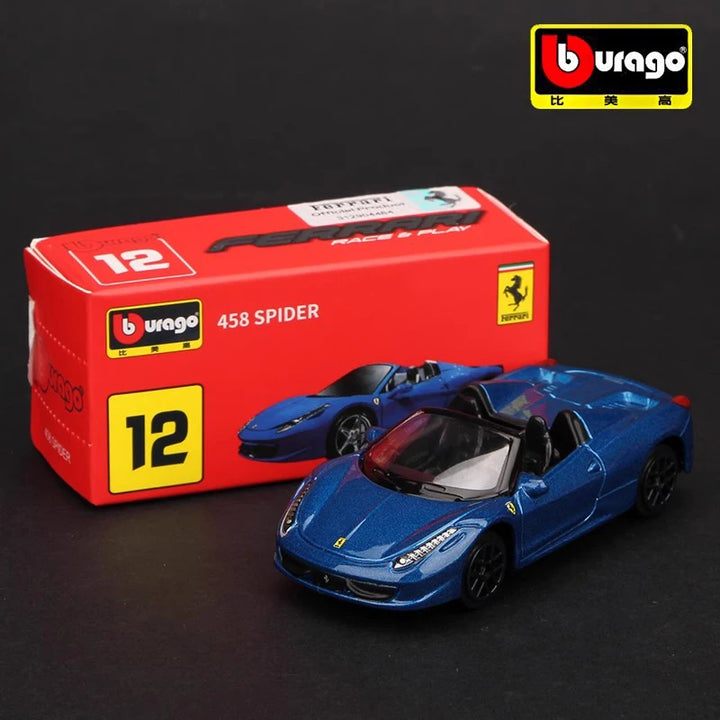 Bburago Ferrari series Multiple styles LAFERRARI Micro high precision model Car Model Collection Kids Xmas Gift Toys for Boys