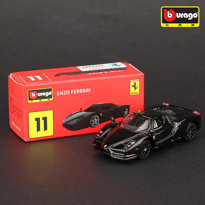 Bburago Ferrari series Multiple styles LAFERRARI Micro high precision model Car Model Collection Kids Xmas Gift Toys for Boys